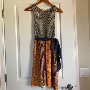 Silk skirt dress from Anthropologie